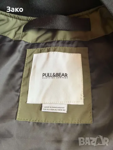 Зелен бомбър PULL & BEAR, снимка 3 - Якета - 49962443