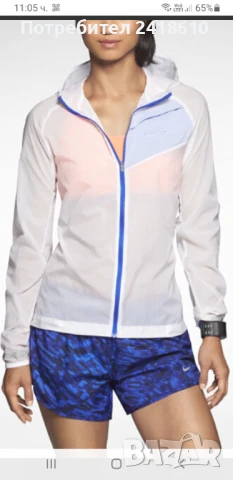 Nike Light Running Shield Womens Jacket Size M НОВО! ОРИГИНАЛ! Дамско Яке - Мембрана - Ветровка !, снимка 13 - Спортни екипи - 51297475