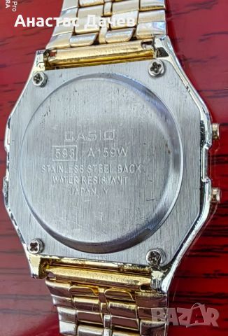 Часовник CASIO 593, снимка 3 - Мъжки - 46413492