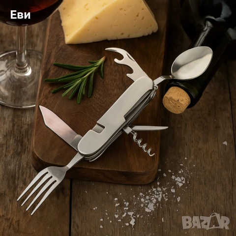 Мултифункционално ножче 6 в 1 – Всичко, от което се нуждаеш на открито, снимка 2 - Ножове - 51428084