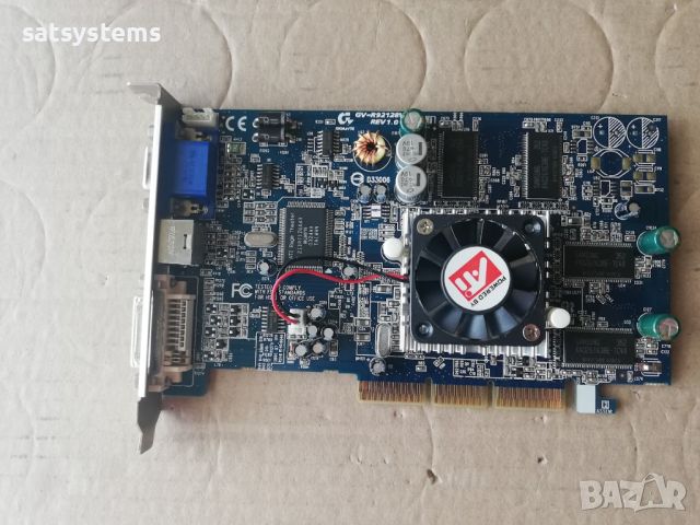 Видео карта ATi Radeon Gigabyte R9200VH 128MB DDR 128bit AGP, снимка 1 - Видеокарти - 46650966