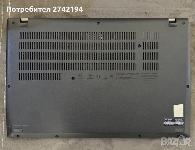 Лаптоп Lenovo ThinkPad L14 Gen 3, 15.6 инча, Intel Core i5-1235U, снимка 5 - Лаптопи за работа - 53876579