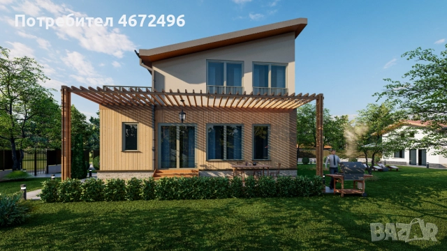 Продава се уникален парцел с ДВЕ къщи в с. Пауново - само на 30 минути от центъра на София