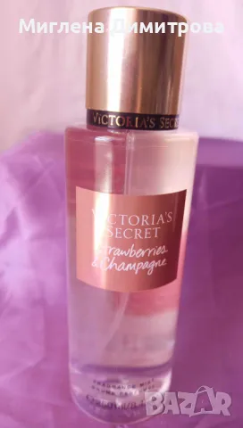 Victoria’s Secret – Strawberries & Champagne  парфюмен спрей за тяло с аромат на ягоди и шампанско, снимка 1 - Дамски парфюми - 47042854