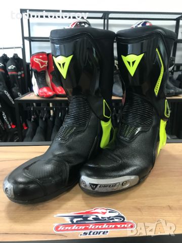 Mото ботуши DAINESE NEXUS /BLACK/FLUO, 47,протектори,подвижна става, снимка 1 - Аксесоари и консумативи - 46206446