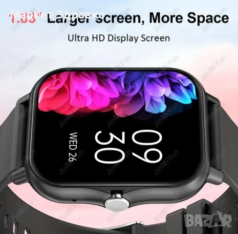 Смарт часовник модел 2025 с размер 1.83 инча с поддръжка на безжични обаждания, снимка 5 - Смарт часовници - 50621399