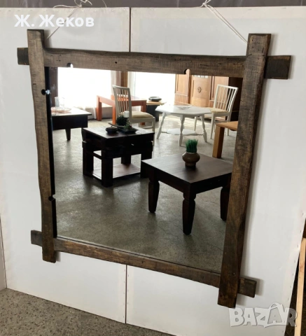 Стенно огледало с масивна рамка, снимка 2 - Огледала - 53209020