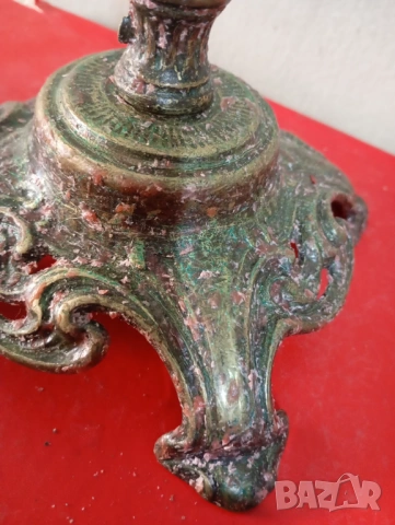 Свещник арт нуво, снимка 4 - Други ценни предмети - 54100035