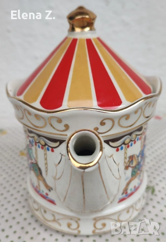Sadler винтидж чайник Carousel (Въртележка), снимка 3 - Други - 53999763