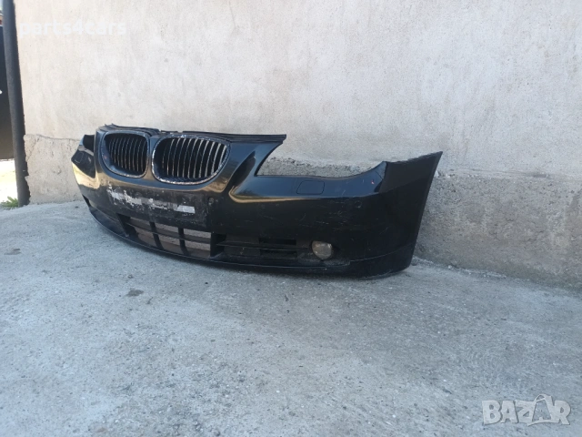 предна броня за бмв Е60 Е61 с масла решетки / бъбреци / халогени BMW E60 E61, снимка 3 - Части - 54141901