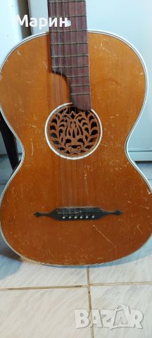 Стара китара, снимка 3 - Антикварни и старинни предмети - 45478787