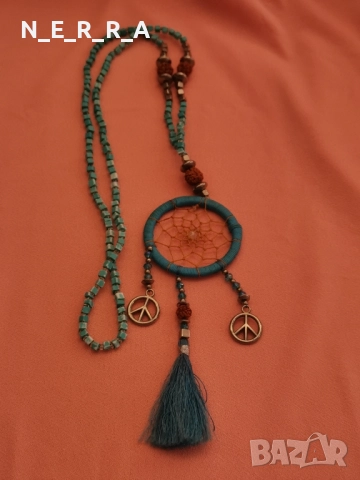 Медальон,, капан за сънища", снимка 3 - Колиета, медальони, синджири - 51793838