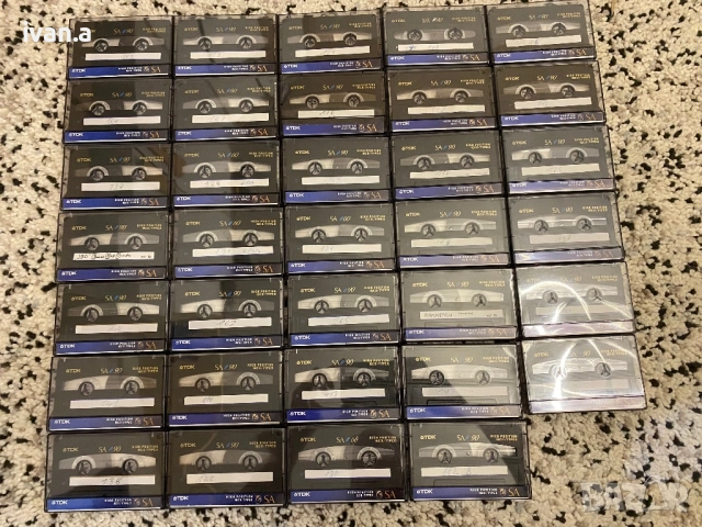 Касети TDK SA90, снимка 4 - Аудио касети - 51913483