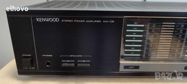 Стерео усилвател Kenwood KM-105, снимка 6 - Ресийвъри, усилватели, смесителни пултове - 46559955