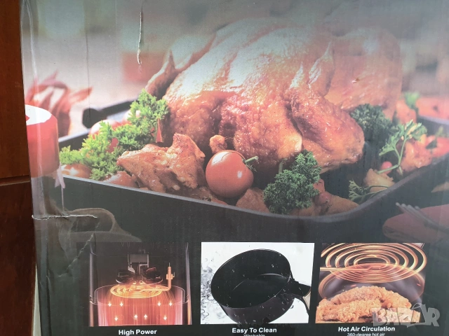 Еър фрайър 6.0L-нов, снимка 2 - Фритюрници - 49343215