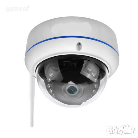 Dome WiFi куполна камера 5 mpx за видеонаблюдение Icsee, Xmeye app, снимка 1 - IP камери - 49266105