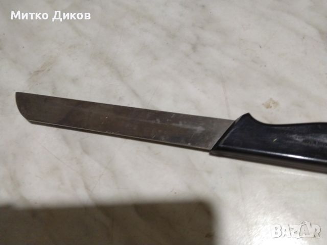 Нож немски от соца ГДР ростфрай нов 316х195мм острие, снимка 5 - Ножове - 45374962