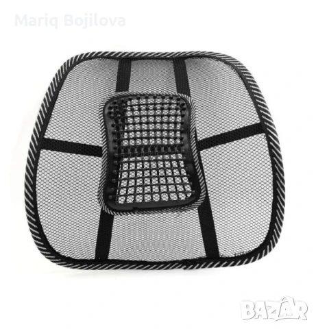 Анатомична облегалка за офис стол и автомобилна седалка, за правилна стойка на гърба, снимка 5 - Столове - 50676171