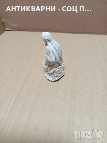 Стара Малка Репродукция Гипсова Фигурка На Дева Мария. , снимка 7 - Антикварни и старинни предмети - 53067358