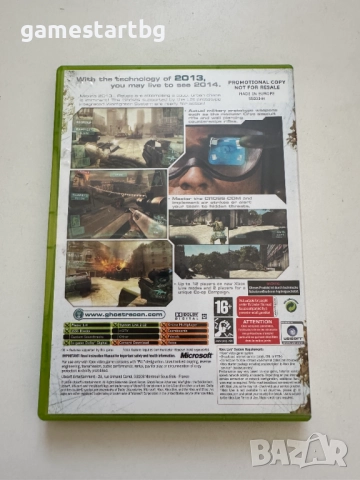 Tom Clancy’s Ghost Recon: Advanced warfare за Xbox classic/Xbox origina, снимка 2 - Игри за Xbox - 51514425