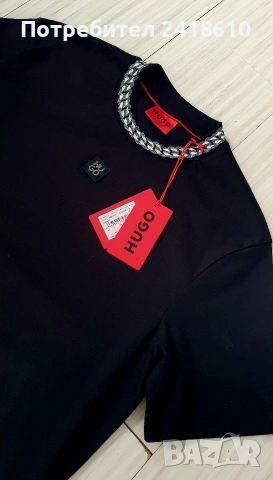 Hugo Boss HUGO Deternal Cotton Mens Size S НОВО! ОРИГИНАЛ! Мъжка Тениска!, снимка 3 - Тениски - 54205403