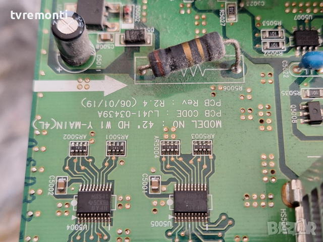 Y-SUS BOARD LJ41-03439A LJ92-01346A AA2  for SAMSUNG PS-42E71H for 42inc for DISPLAY S42AX-YB02, снимка 2 - Части и Платки - 45019326