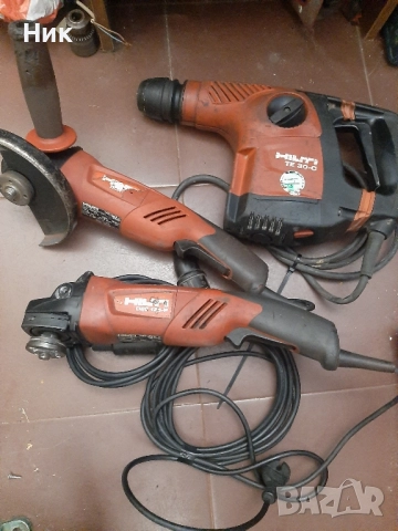 Хилти ъглошлайфи и перфоратор