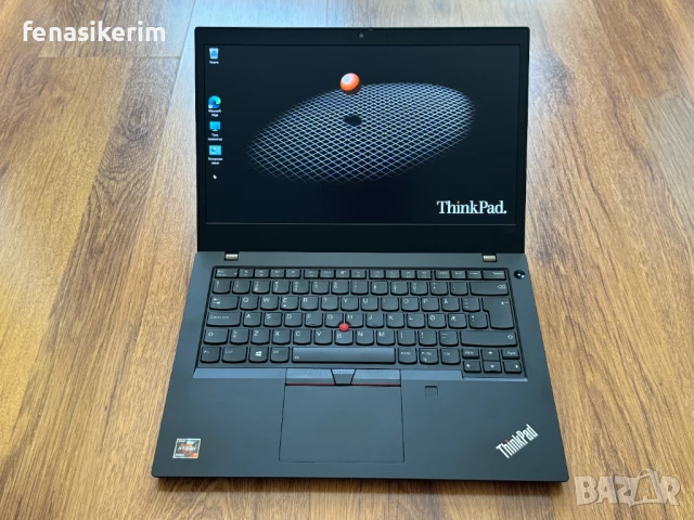 14' FHD IPS Ryzen 7 PRO 4750u Lenovo ThinkPad L14 Gen 1 16GB DDR4/256GB NVMe/4G Sim/Подсветкa/Бат 6ч, снимка 1