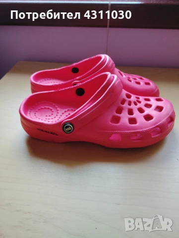 Детски чехли номер 34 червени , снимка 3 - Детски сандали и чехли - 53807082