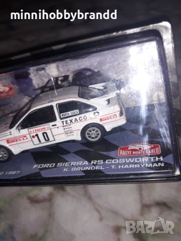 Skoda Octavia WRC Renault 11 Turbo Ford Sierra RS Cosworth 1.43 Eaglemoss Rally Monte Carlo, снимка 2 - Колекции - 46572474