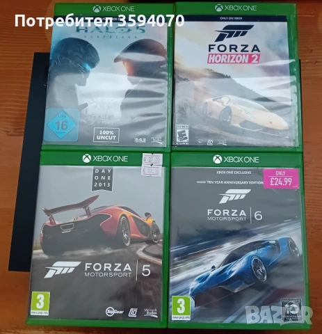 Продавам отлична Xbox One X с дискове