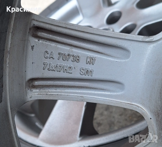 Джанти с гуми 5х112 R17, снимка 6 - Гуми и джанти - 53801910