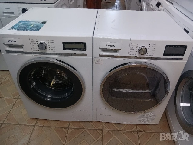 Комплект пералня и сушилня Siemens IQ 800 Edition 8кг А+++ Made in Germany 2 години гаранция!