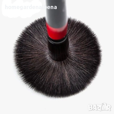 Комплект 22 четки за грим HZS83 в разгъваща се чантичка естествена кожа, снимка 8 - Козметика за лице - 54164996