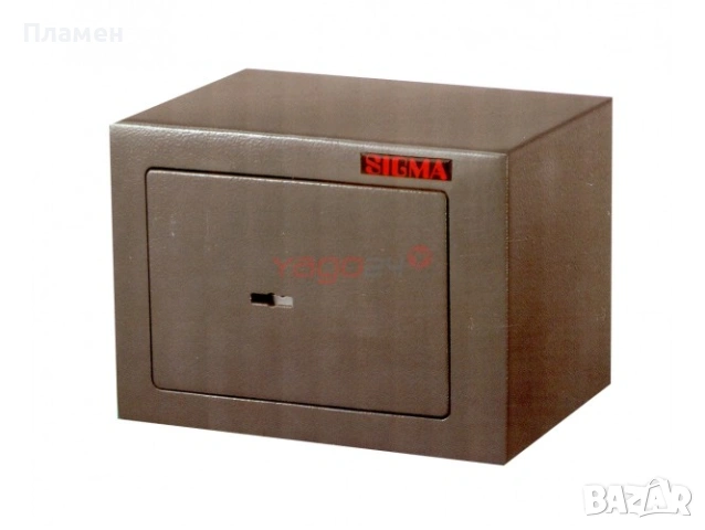 механичен трезор сейф, касa с ключ SIGMA външни размери 230х170х170м, снимка 8 - Други стоки за дома - 43840244