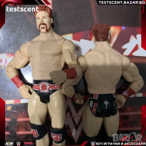 Екшън фигура WWE Sheamus Шеймъс Celtic Warrior Mattel Basic Series играчка figure used, снимка 12 - Колекции - 48507284