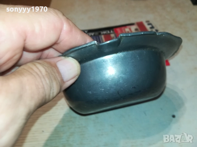 МЕТАЛЕН ПЕПЕЛНИК-ВНОС SWISS 0709251639, снимка 15 - Антикварни и старинни предмети - 51633926