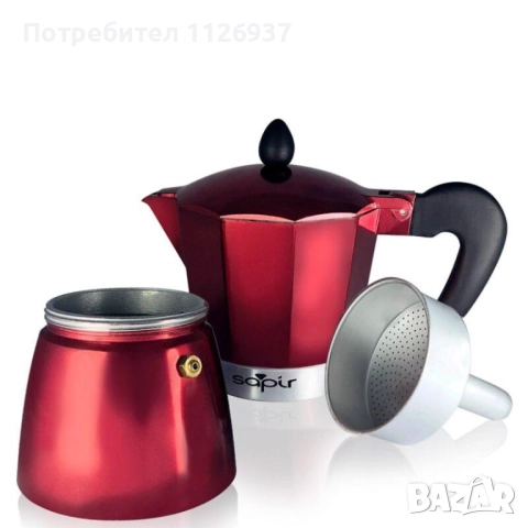 Кафеварка кубинка Sapir, снимка 2 - Кафемашини - 52933574