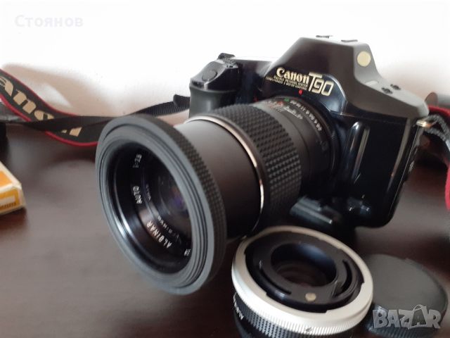 Фотоапарат Canon T90 Japan, снимка 12 - Фотоапарати - 46469978