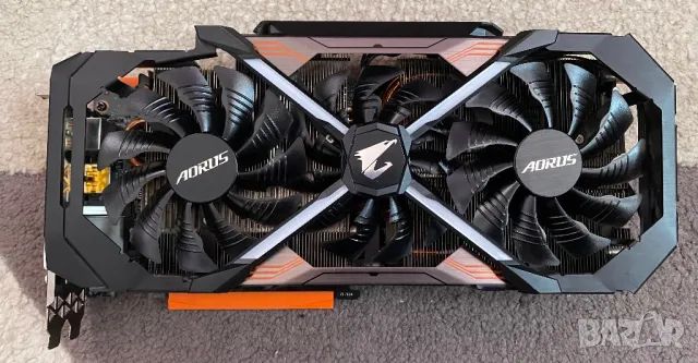 Видео карта Aorus GTX 1080 TI 11GB ЗА ЧАСТИ, снимка 3 - Видеокарти - 49234982