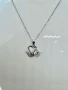 Сребърно колие с мойсанит (Диамант) 1 карат, снимка 8