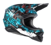 Мотокрос каска O'NEAL 3SERIES RIDE BLACK/BLUE, снимка 3
