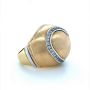Златен дамски пръстен 10,24гр. размер:58 14кр. проба:585 модел:23534-1, снимка 3