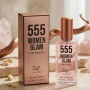 Свеж и дълготраен дамски парфюм 555 Women Glam - цитрусова енергия и мускусна дълбочина, снимка 2