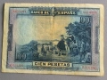 Банкнота - Испания - 100 песети | 1928г., снимка 2