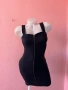 H&M Xs/34 Черна бандажна рокля с цип  , снимка 1