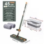 Комплект моп с 360° въртене и сгъваема кофа., снимка 2