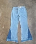 дамски данки с широки крачоли винтидж 90s М, снимка 1