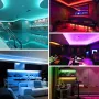 Нови LED ленти 20 м, RGB, музикален синхрон, App контрол, дистанционно и таймер, снимка 7