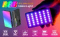 VIJIM VL120 RGB преносима LED DSLR видео светлина за камера/CRI 95+2500-9000K/3100 mah батерия, снимка 4